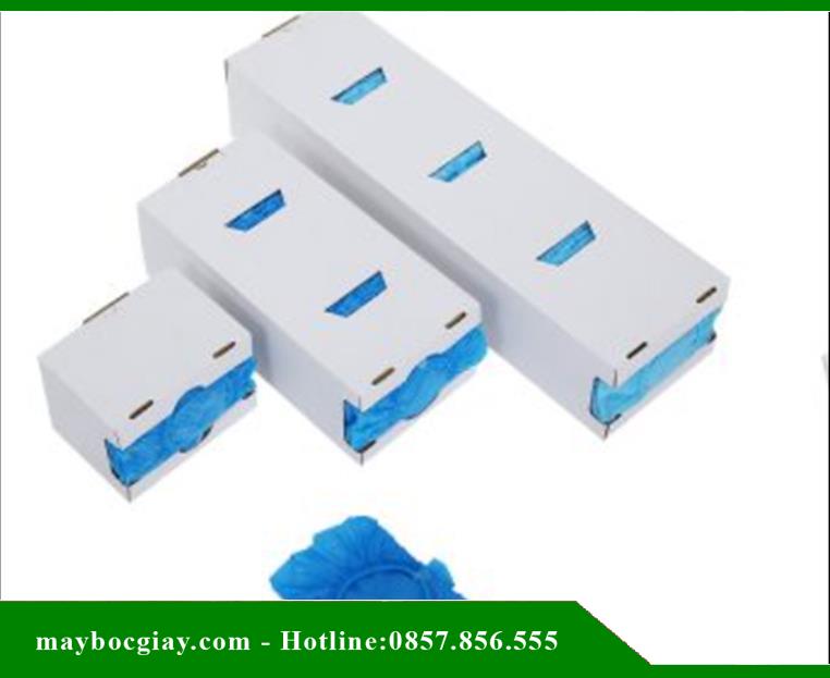 Hộp túi bọc giày chất liệu CPE máy skcl, skcm